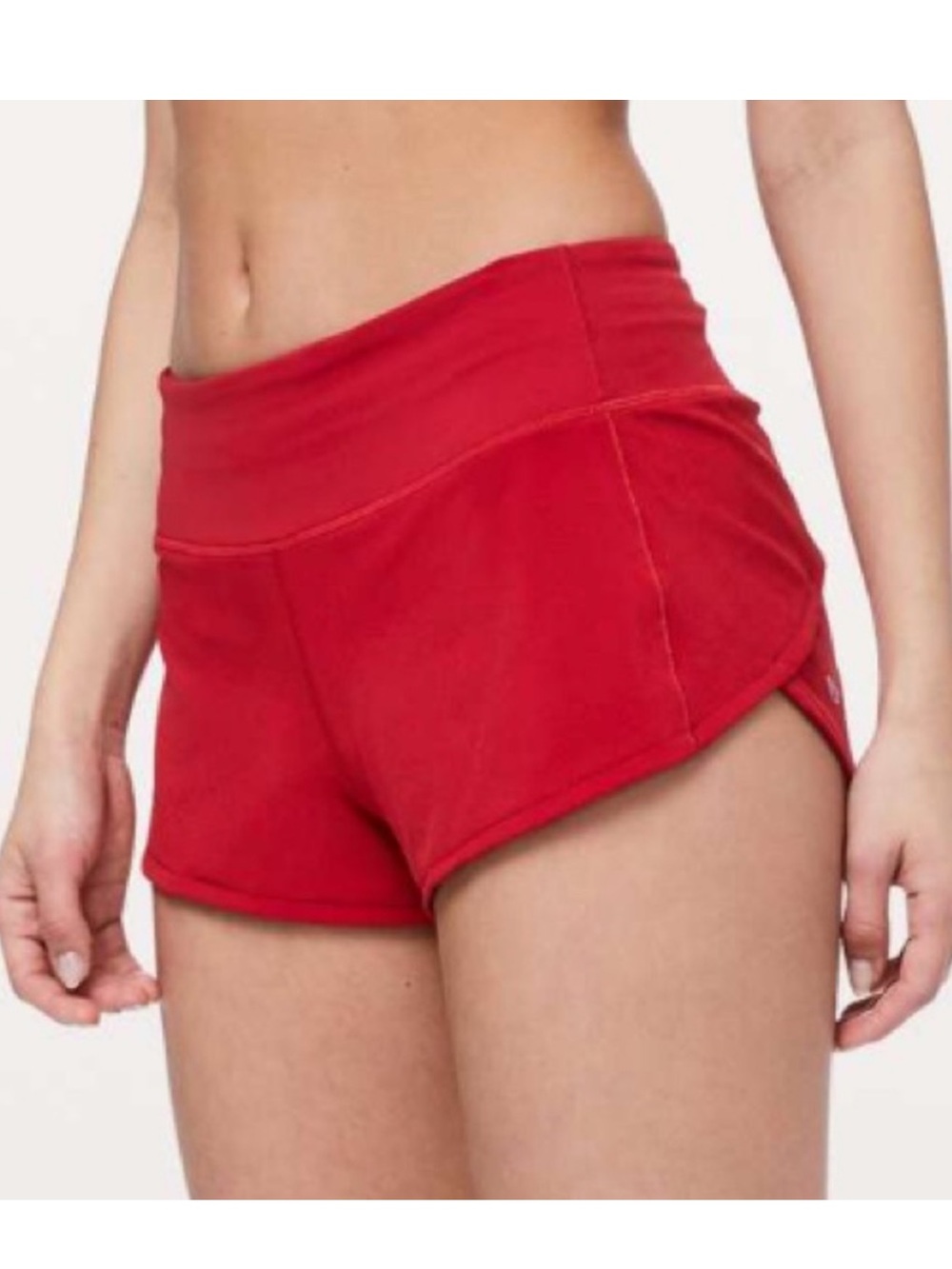 lululemon athletica Red Speed Up Shorts - Women's Athletic Shorts